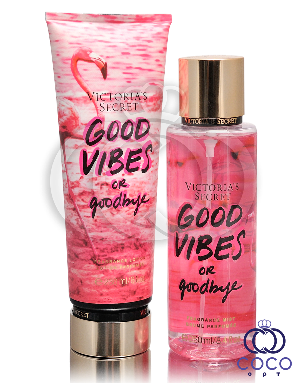 Парфумований набір Victoria's Secret лосьйон і спрей для тіла Good Vibes Of Goodbye (ОРИГІНАЛЬНУ ЯКІСТЬ)