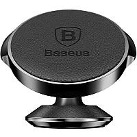 Автомобільний тримач для телефону Baseus Ears Series Magnet Suction холдер магнітний Black (SUER-F01)