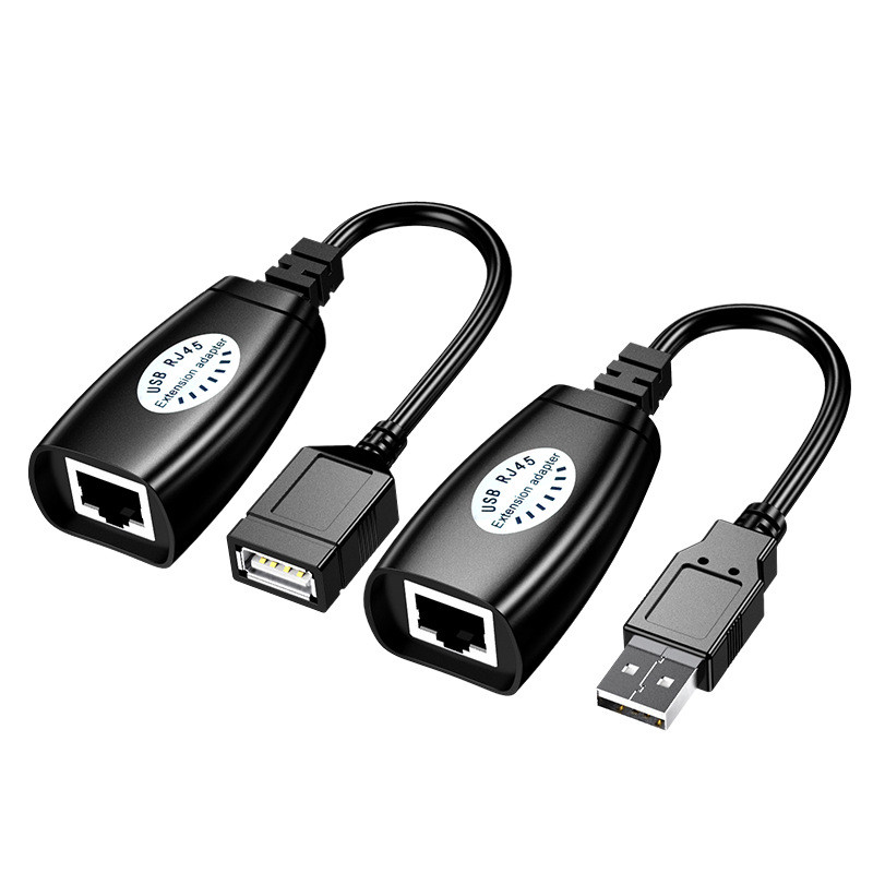 Подовжувач USB 2/4 порту до 45 метрів по UTP кабелю/витій парі (RJ45)