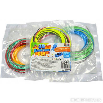 30282 Пластик PLA для 3D-ручки тм Fun Game мікс кольорів 30282, фото 2