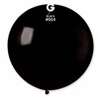 Куля Гігант G220 31"/80 см Пастель Чорний 14 Gemar Balloons