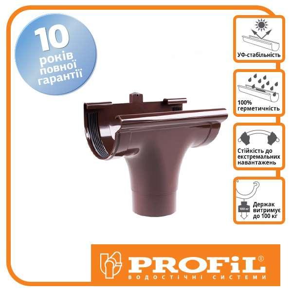Лійка Profil прохідна 130 коричнева