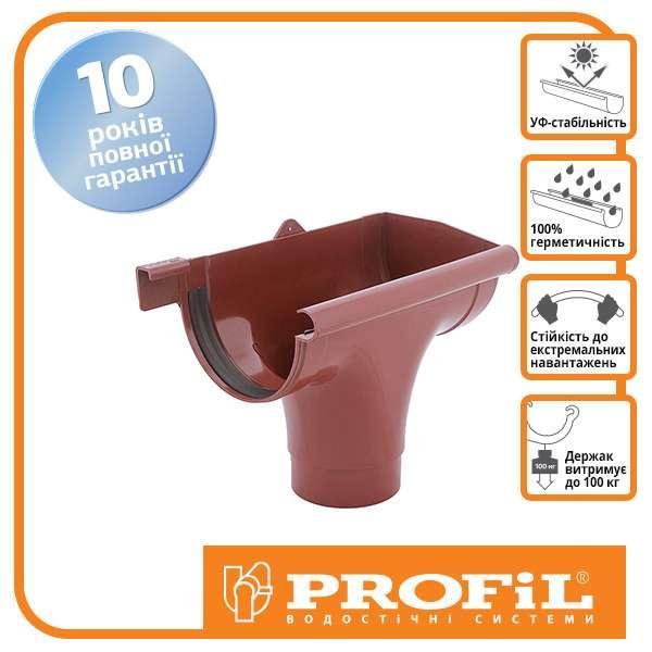 Лійка права Profil l 90 цегляна
