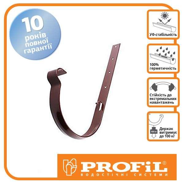 Тримач жолоба PROFiL метал. 90 коричневий