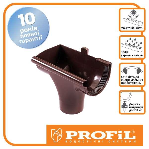 Лійка ліва Profil L 90 коричнева