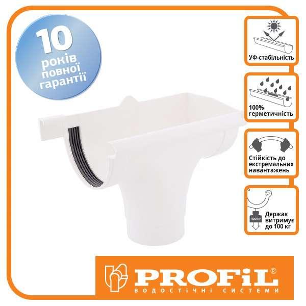 Лійка права Profil l 90 біла
