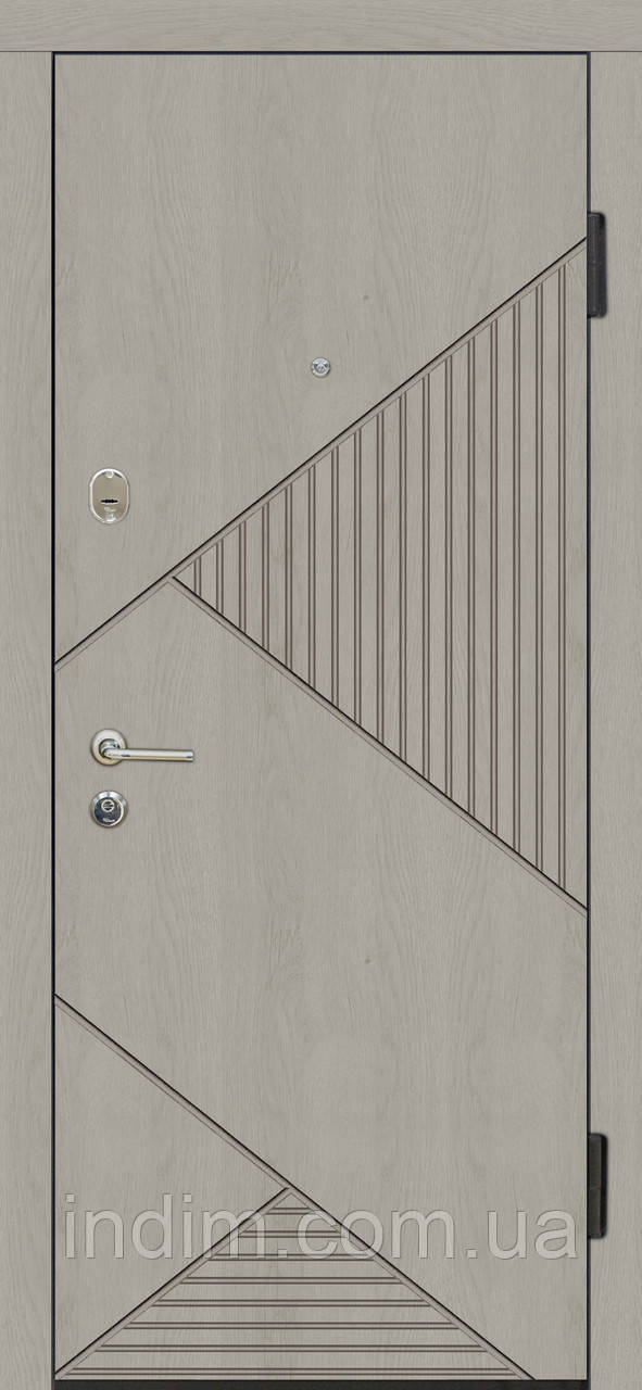 Двері 4-G ТМ Riccardi 2050мм дуб grey - дуб ivory