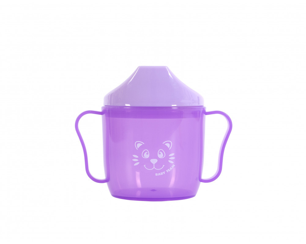 Поїльник для подорожей з трубочкою Baby Team 270мл, 10міс+, фото 1
