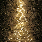 Гірлянда кінський хвіст, нова гірлянда 200 LED, гірлянда променя роси, фото 8