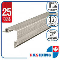 Планка FaSiding Вудхаус "зовнішній кут" "Дуб морений" SVP-12, 3.05 м