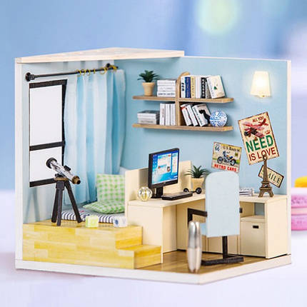 M-013 Кімната підлітка набір для творчості Зроби сам, муз-заводний, у кор-ке 24,5-15,5-6,5 см M-013, фото 2