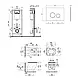 Набір Qtap-інсталяція 4 в 1 з панеллю змиву Nest (QT0133M425 + QT0111V1164GW) + унітаз із сидінням Robin, фото 2