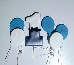 Цифра з кульками дитяча (Хлопчик)