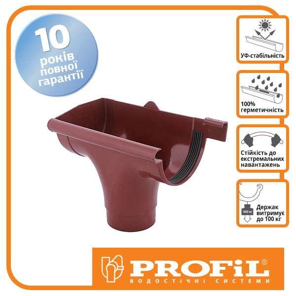 Лійка ліва Profil L 130 червона