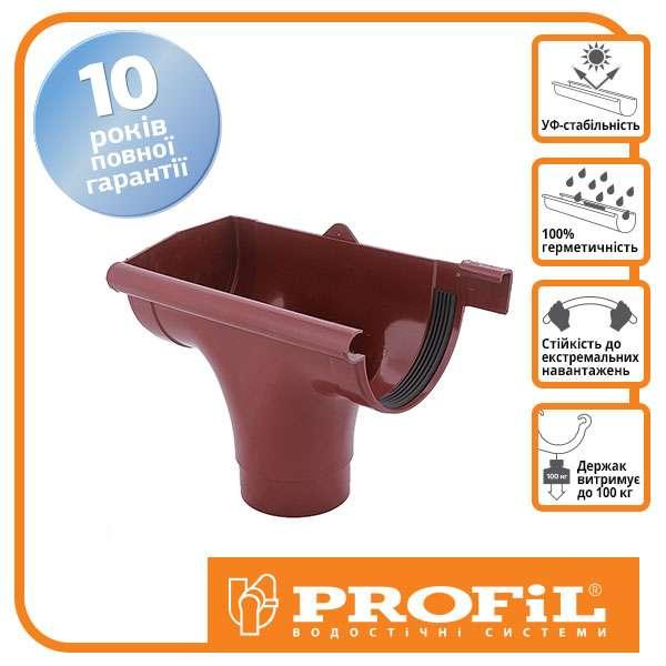 Воронка ліва Profil 90 червона