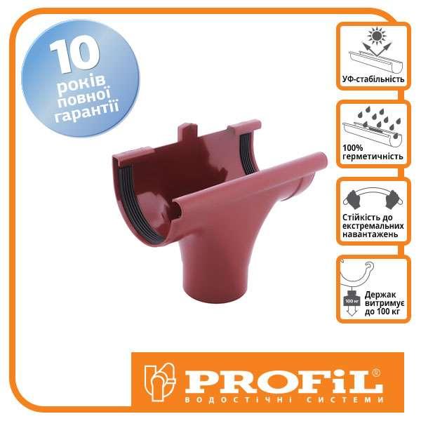 Лійка Profil прохідна 130 червона