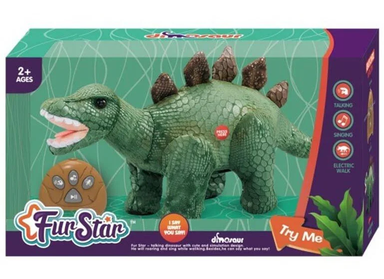 Динозавр р/у 2 види ходить гарчить звук розмовляє на батарейках