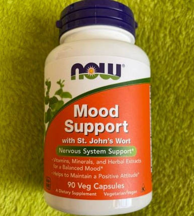 Комплекс для нервової системи NOW Mood Support with St. Johns Wort 90 капс, фото 2