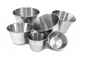 Соусник нерж. 75мл (d-6,3/h-4,1см) "One Chef"