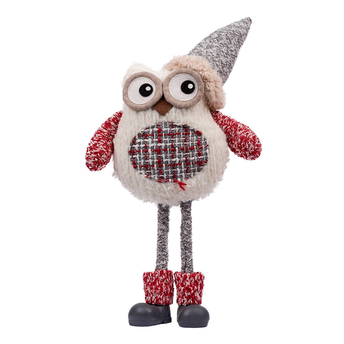 Новорічна м'яка іграшка Новогодько «Сова в ковпачку», 42 см (974009), фото 1