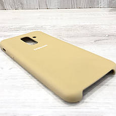 Оригінальний чохол Soft touch для Samsung Galaxy A6 Plus 2018 (A605) Gold, фото 3