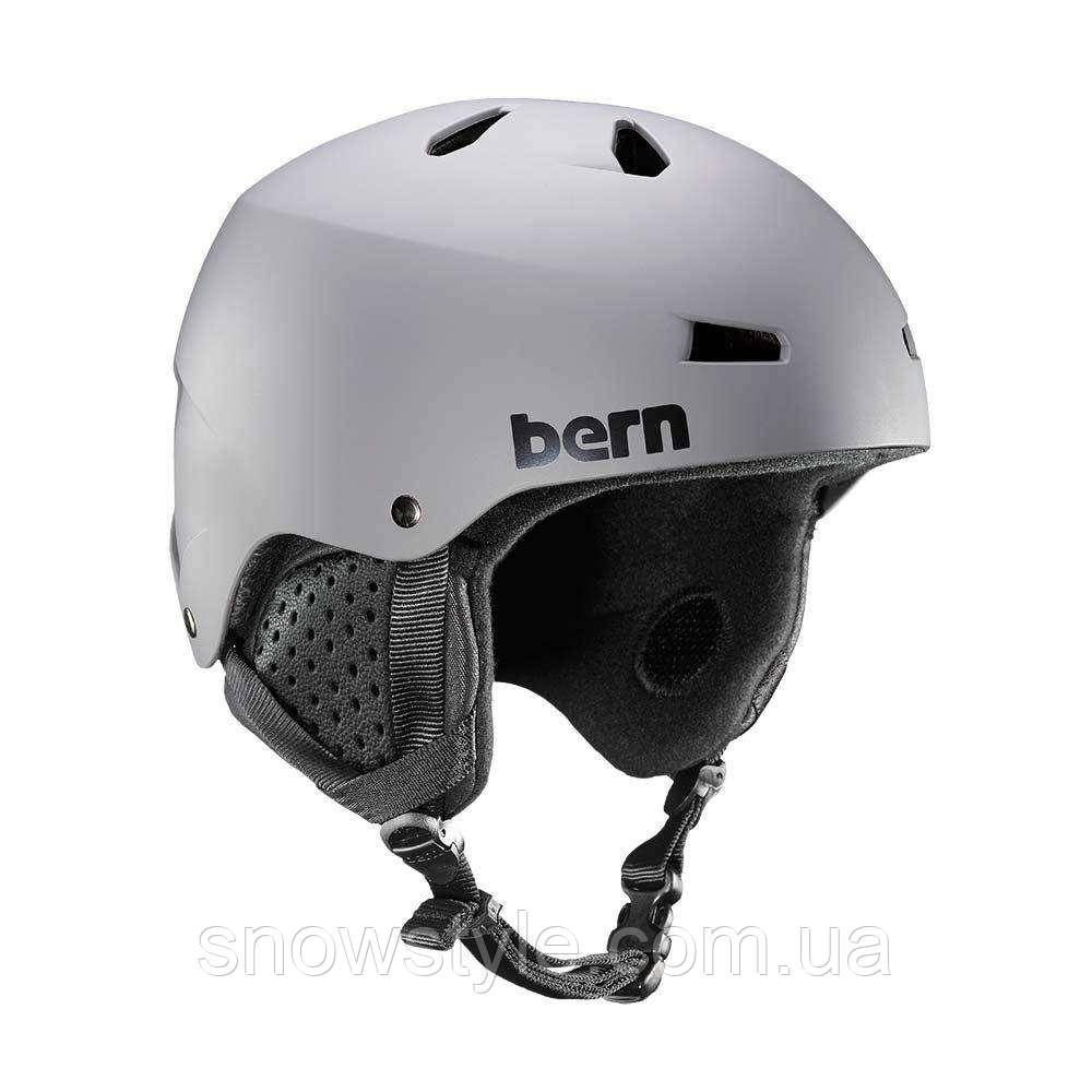 Гірськолижний шолом Bern Macon EPS MIPS Helmet Matte Grey / Black Liner Medium (55-59cm)