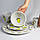 Піала (миска) керамічна "Фрукти Лимон" 500 мл білий, фото 3