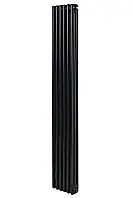 Радіатор дизайнерський вертикальний Bari II 6\1800 Чорний матовий 1800*270