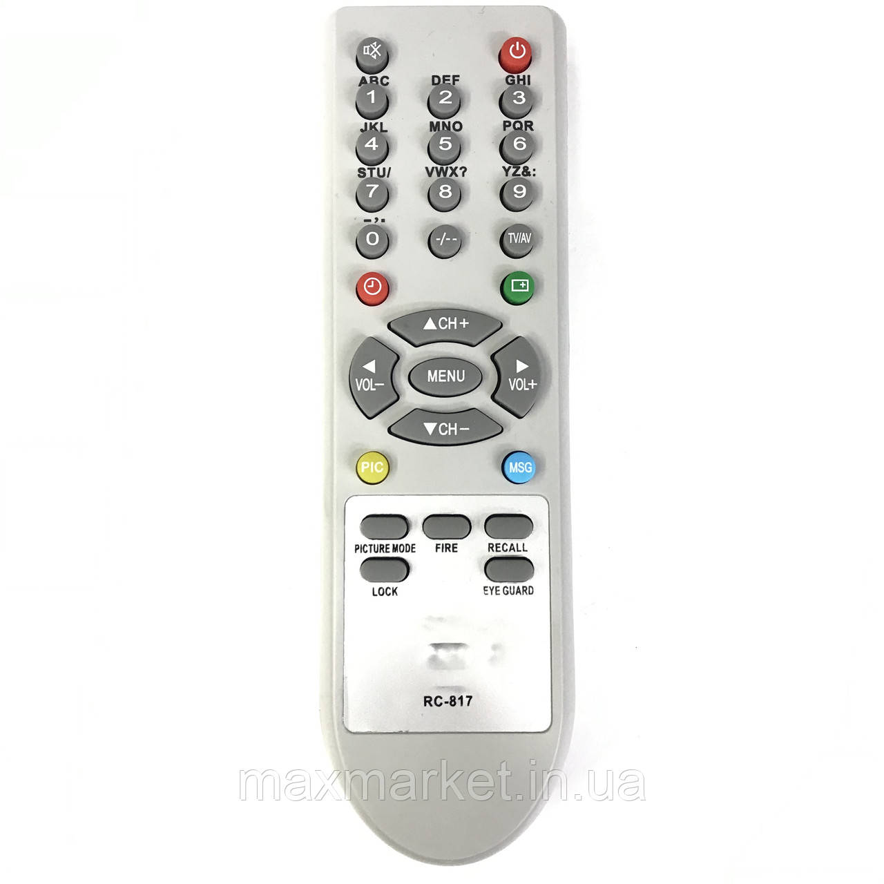 Пульт дистанционного управления MERIDIAN/SHIVAKI RC-817 (корп LG090D) [TV]