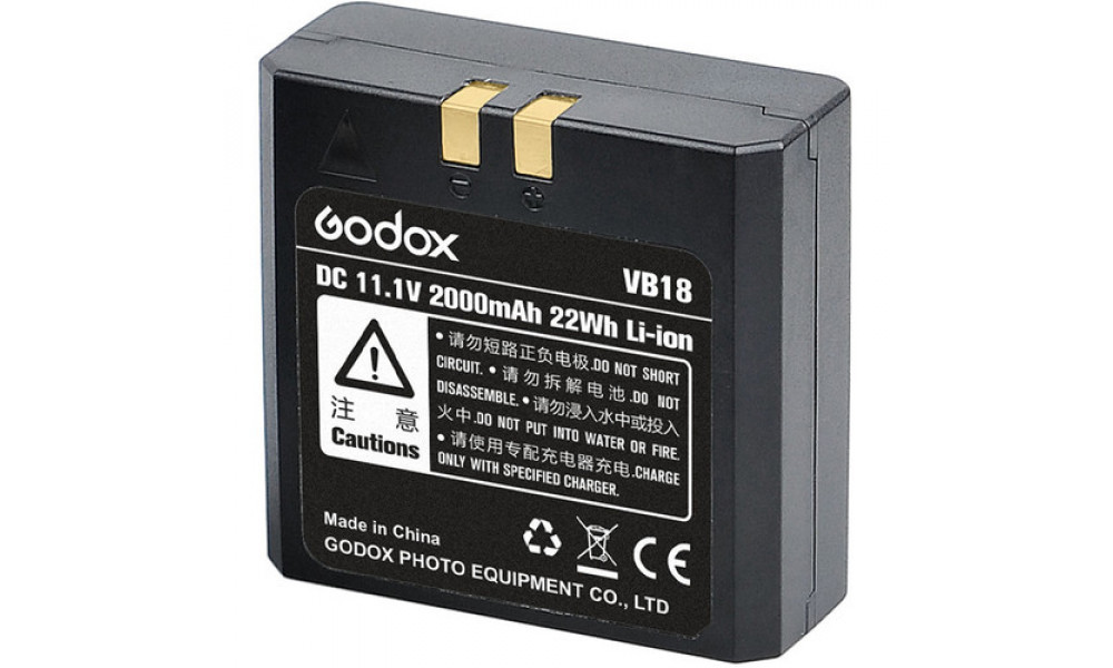 Акумулятор Godox VB18 для спалахів V850, V860 (поліпшена версія)