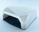 SUN Diamond гібридна світлодіодна лампа UV/LED 36 W для ГЕЛЮ і ГЕЛЬ-ЛАКУ багатогранник , різні кольори., фото 4