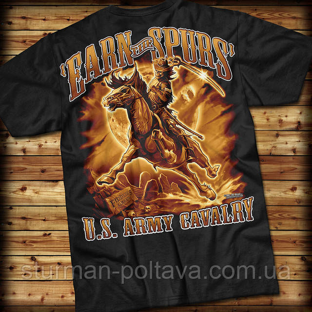 Футболка 7.62 Design ARMY Cavalry 'Earn The Spurs' (black)