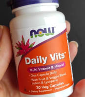Вітаміни NOW Daily Vits 30 таб