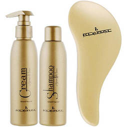 Набор для волос Kleral System Semi Di Lino (shampoo 150ml + mask 150ml + hairbrush)