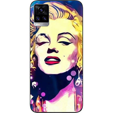 Оригінальний бампер для Vivo V20 з картинкою Монро, фото 1