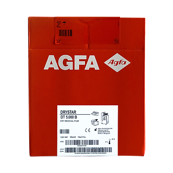 Рентгенівська плівка AGFA Drystar DT5.000I B 35х43 см (100 аркушів)