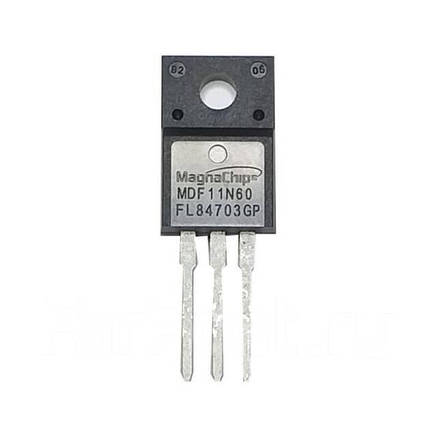 Транзистор MOSFET MDF11N60 11N60,  N-CH 660В 11А [TO-220F], фото 2