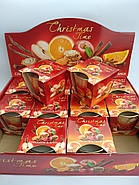 Свічки ароматизовані в склянці BARTEK Christmas Time 115г, фото 4