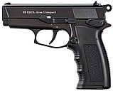 Стартовий пістолет Ekol Aras Compact Black + 25 патронів у подарунок, фото 2