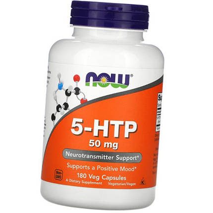 NOW Foods 5-HTP 50 mg 180 капс, фото 2