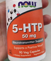 NOW Foods 5-HTP 50 mg 180 капс, фото 3
