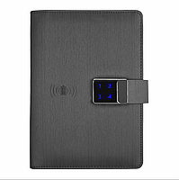 Смарт-блокнот Business Powerbank З цифровим замком + бездротовою зарядкою й USB-флешкою, фото 3