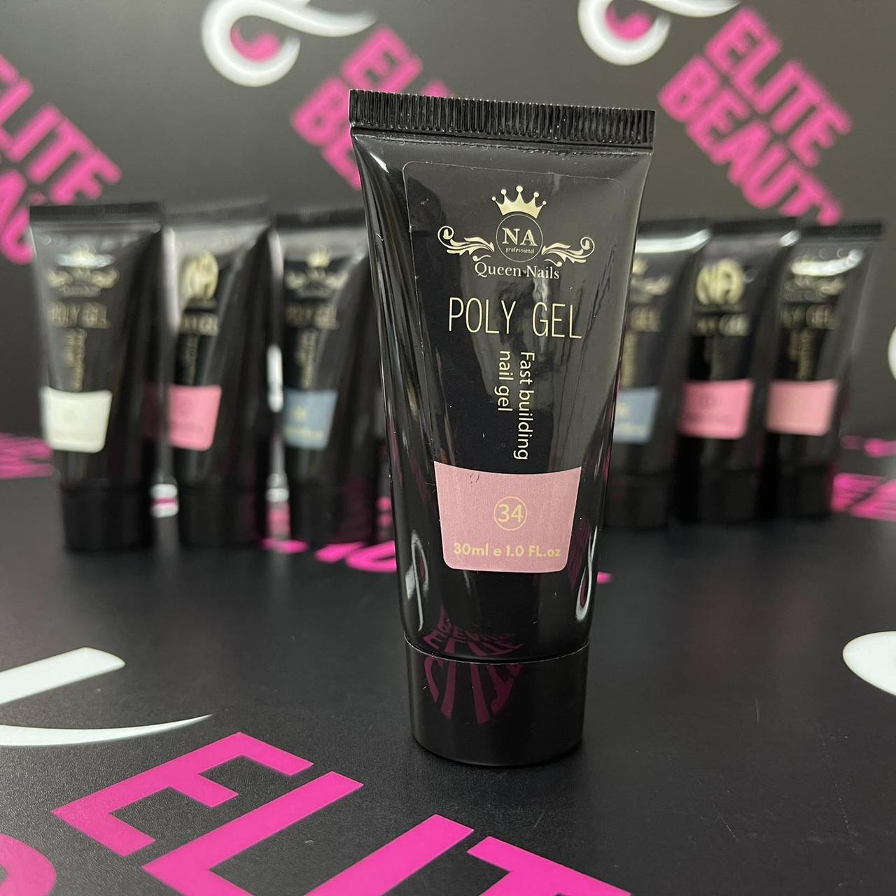 Полигель (акрил, гель) Queen Nails 30мл №34