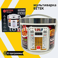Мультиварка, Пароварка,Скороварка для будинку BITEK BT-00032 (32 програми).Професійна потужна мультиварка