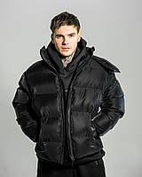Зимняя мужская куртка OGONPUSHKA Homie 2.0 Silk черный
