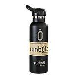 Пляшка для води KINETICO RUNBOTT 600 мл, чорна з ковпачком, фото 3