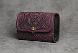 Шкіряна сумочка трансформер, сумочка-клатч на плече/на пояс, фото 3