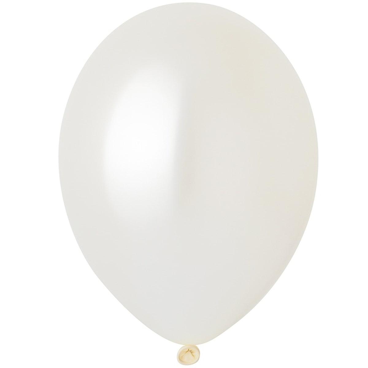Латексна кулька білий перламутровий B85/070/ 10" Belbal Pearl