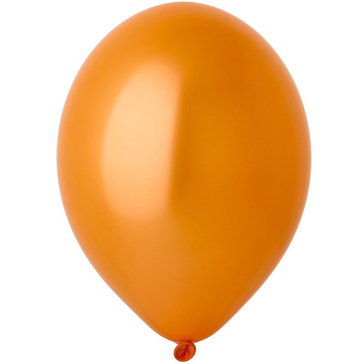 Латексна кулька оранжевий металік B85/081/ 10" Belbal