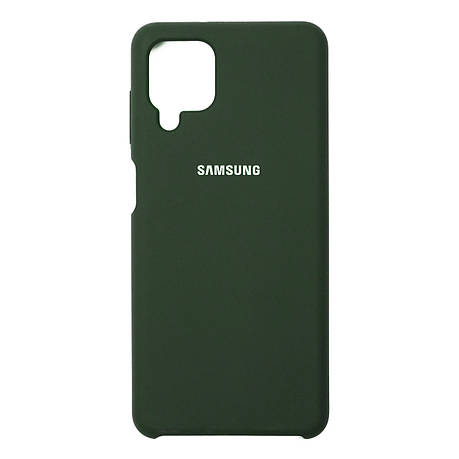 Чохол Silicone Case Premium для Samsung A12 / A125 / M12 Dark Green 22, фото 2